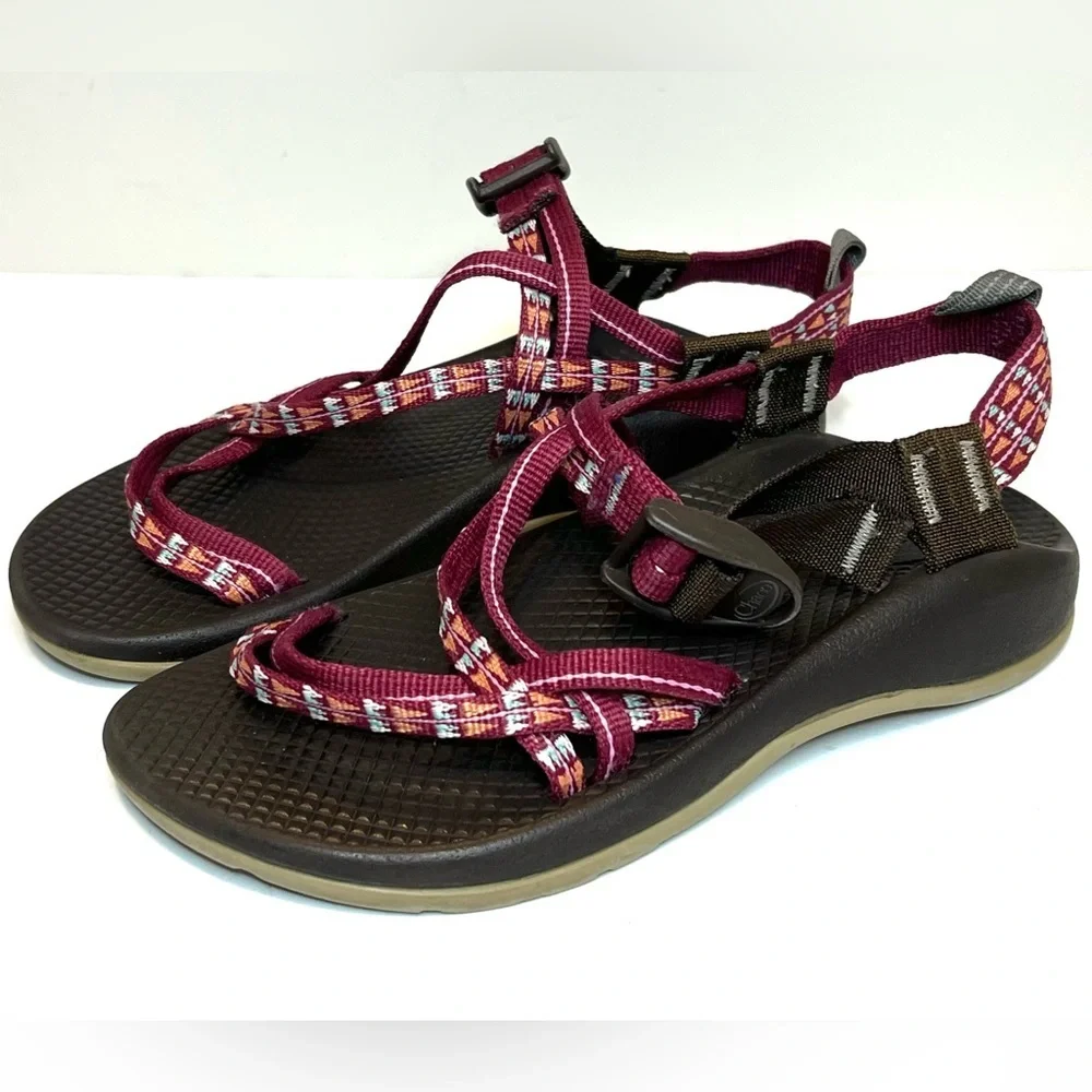 Chaco Girls Youth Z Cloud Double Strap Sandals Sz 3